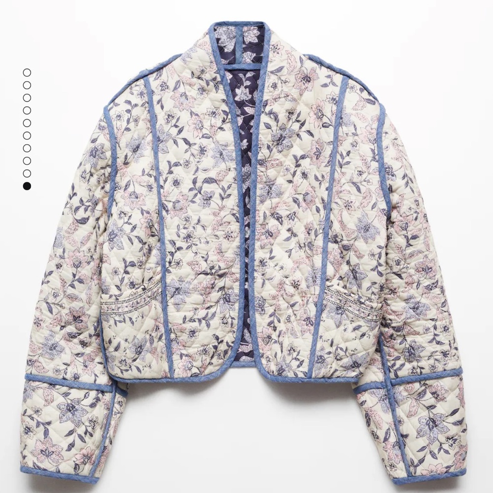 NWT Viral Quilt Reversible Jacket